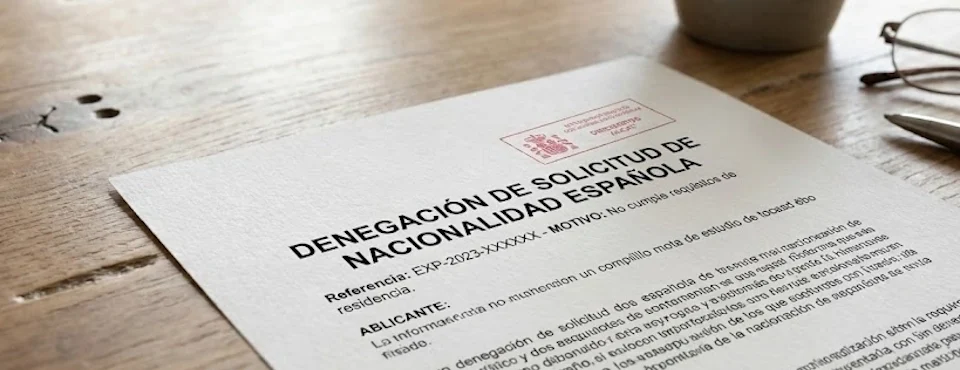 porque pueden denegar la nacionalidad española