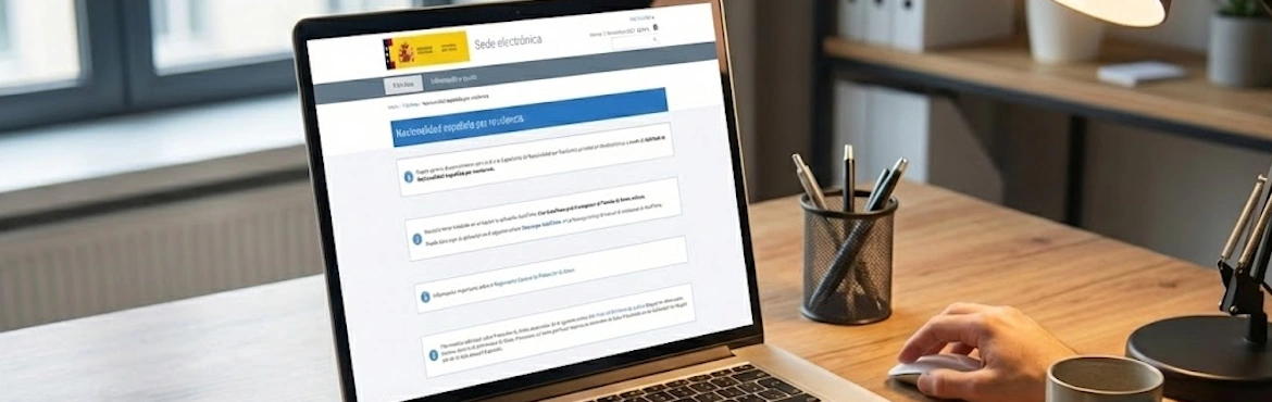 solicitud de nacionalidad española por residencia sede electrónica